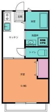 コーポ泉の間取り画像