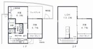 ユニキューブ祇園Ⅱの間取り画像