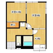 芒塚ハイツの間取り画像