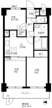 ライオンズマンション梅島の間取り画像
