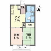 ライラックガーデンAの間取り画像