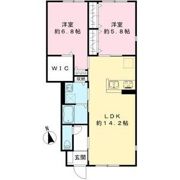 オーレ住吉の間取り画像