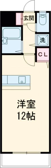 アザレアハイツ江﨑の間取り画像