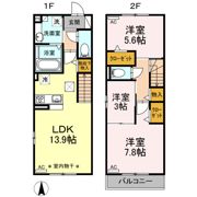 ポポラーレ みのりの間取り画像
