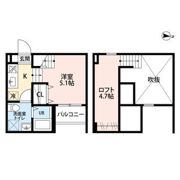 コンソラージュ岩戸(コンソラージュイワト)の間取り画像