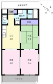 クリスタル21の間取り画像