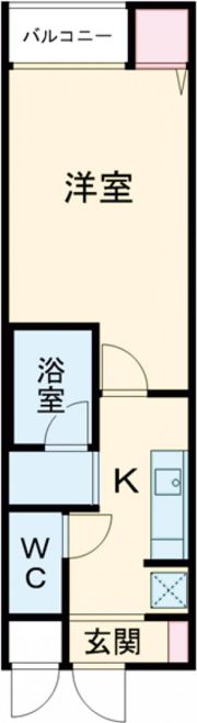 CUBE上小田井B棟の間取り画像