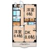 コーポひかりの間取り画像