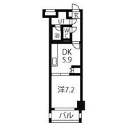 スタジオスクエア大須の間取り画像