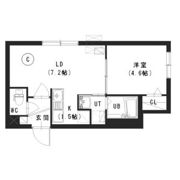 PLAZA N-4 (プラザ エヌ4)の間取り画像