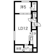 ALPHA菊水の間取り画像