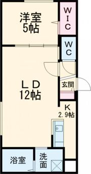 ALPHA菊水の間取り画像