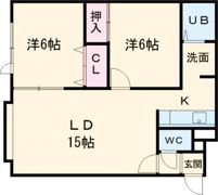 ベルツリーⅡの間取り画像