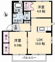 シャーメゾン西平原 A棟の間取り画像