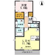 ルミエールこがねⅡ B棟の間取り画像