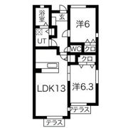 グランコートIIの間取り画像