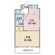 フロント上社の間取り画像