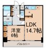 グランルージュ栄 Ⅱの間取り画像