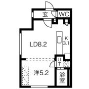 M-STAGE北9条の間取り画像
