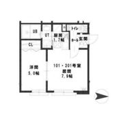 ルミエール栄町東の間取り画像