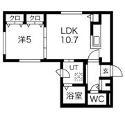 BELL TREE南5条の間取り画像