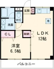 南部ハイツの間取り画像