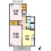 エントピア矢原 B棟の間取り画像