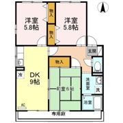 アーバンライフ塩屋台 B棟の間取り画像