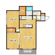 A BOND westの間取り画像