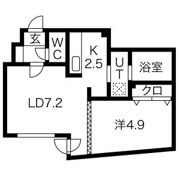 M-STAGE 豊平公園の間取り画像