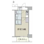 パルティール新栄の間取り画像