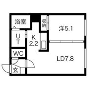 Alegria南7条(アレグリア南7条)の間取り画像