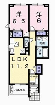 アプリコットⅡの間取り画像