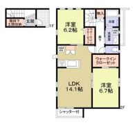 クレアモントの間取り画像