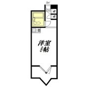 栄マンションS棟712号室の間取り画像