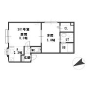 ルミエール栄通10の間取り画像