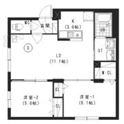 プレシェルト澄川の間取り画像