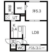 LUCIAS a(ルシアス エー)の間取り画像