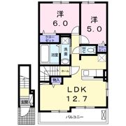 ル シエル エストの間取り画像
