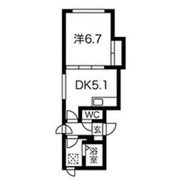 アイアール南郷VIの間取り画像
