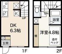 メゾネットShozokuの間取り画像