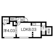 IROMES中島公園(イロムズ)の間取り画像