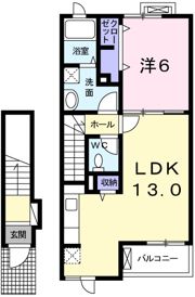 リバーサイドⅢの間取り画像