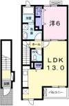 リバーサイドⅢの間取り画像