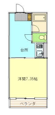 コーポラスT.Tの間取り画像