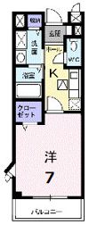 プロムナード天子田の間取り画像