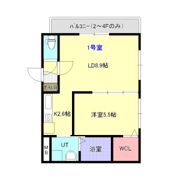 A BOND学園前B棟の間取り画像