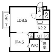 ラフレーズ菊水の間取り画像
