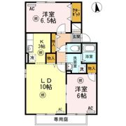 カムール際波 B棟の間取り画像