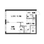 グランメール新道東駅Ⅱの間取り画像